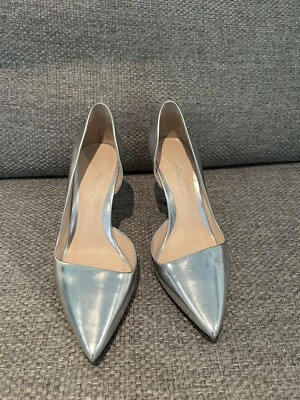 3.1 Phillip Lim Silver Pointed Toe Pumps Size 38 - Image 1 of 4