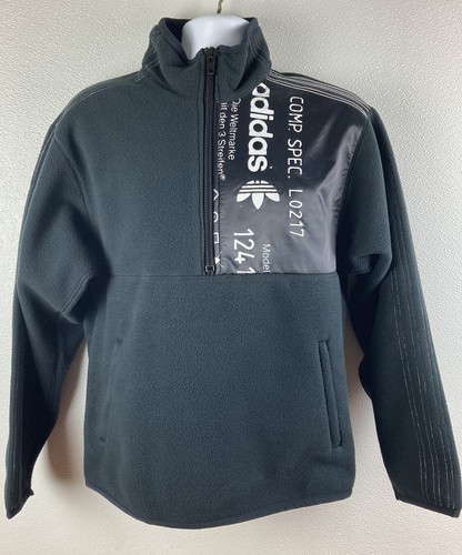 Giacca moda uomo Adidas & Alexander Wang "AW POLAR HZIP" nuova [CV5249]