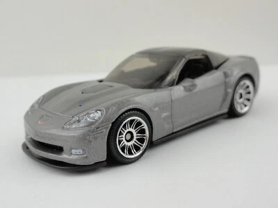 2010 Matchbox #6 Chevy Corvette ZR1 (Gray) - LOOSE - Image 1 of 4