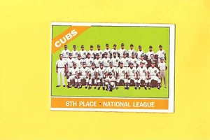 1966 Topps Baseball #204 Chicago Cubs Team Card Near MINT - Picture 1 of 2