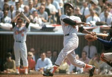 Baseball World Series Baltimore Orioles Paul Blair In Action 1966 OLD PHOTO