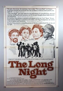 THE LONG NIGHT- Positive Black Family 1976 EX RARE Movie Poster-27x40" A02-11-14 - Picture 1 of 7