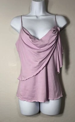 DVF Lorvette Whimsigoth Lila Rosa L Correa de Espagueti Tanque Y2K Grunge Asimétrico Foto 1 de 4