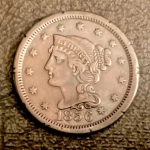 1856 US Large Cent cd - - Picture 1 of 2
