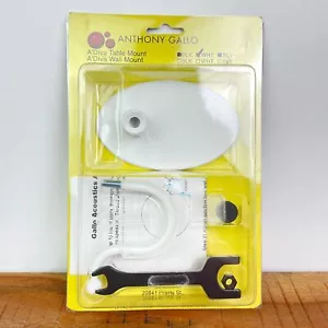 Gallo Acoustics Micro Lautsprecher Tischständer Table Mount Tischhalterung Weiß - Bild 1 von 5