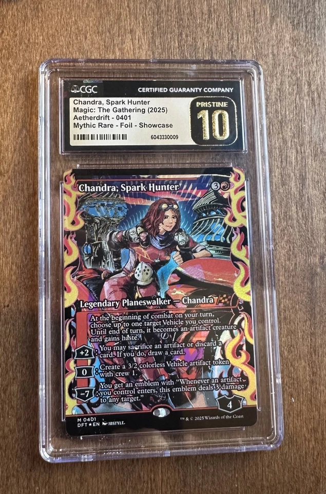Calificado Prístino 10 CGC - Magic The Gathering - Chandra, Spark Hunter #0401 Foto 1 de 4