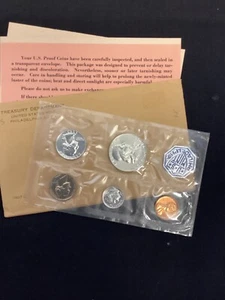 Juego de plata a prueba de Estados Unidos 1962 90 % plata OGP - Imagen 1 de 7
