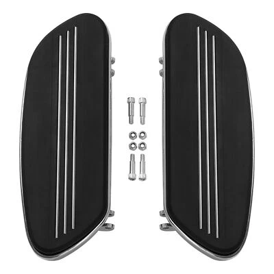 Chrome Driver Floorboard Kit Fit For Harley Touring Electra Road Glide 1986-2023 - Image 1 of 4
