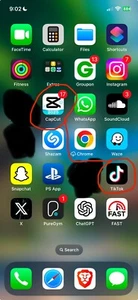 TikTok app installed - Apple iPhone 12 Pro - 128GB - Blue - Afbeelding 1 van 3