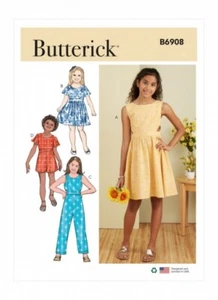 Butterick Sewing Pattern 6908 Kids, Teenagers A (7-8-10-12-14) - Picture 1 of 3