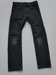 Pantalones de mezclilla ajustados negros para niños Levi's 511 talla 14 regulares 27x27 letras rojas - Imagen 1 de 12