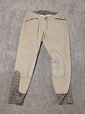 Ovation Pants Womens 32 R (30x25) Breeches Horse Riding Equestrian Heiress Patch - Image 1 of 4