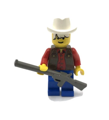 LEGO Cowboy Red Shirt minifigure Western Cowboy 6769 6762 6765 6755 6764 6799 - Image 1 of 4