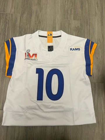 Cooper Kupp 10 Super Bowl LVI Game Patch Jersey Cover