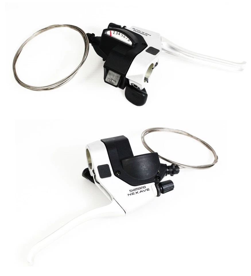 Shimano Nexave C500 SPCM3 City Bicycle Bike Trigger Brake Shifter Combo Set - Image 1 of 4