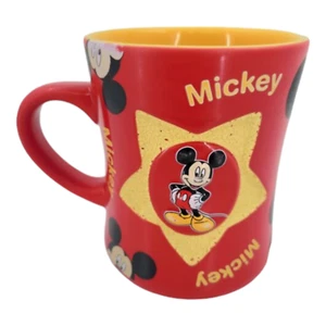 Disney Parks Mickey Mouse Rot Gelb 3D Stern Kaffeebecher - Bild 1 von 5