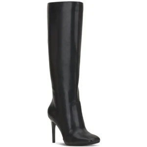INC Women's Videl Knee High Boots, Black Smooth, 10 - Picture 1 of 1