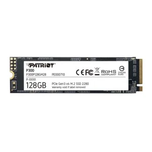 Patriot P300 128GB SSD 2280 M.2 PCIe Gen3 x4 NVMe 1.3 Internal SSD For PC/Laptop - Afbeelding 1 van 10