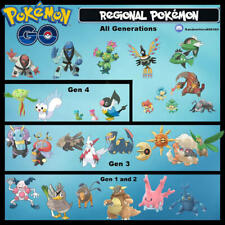 Regional Pokemon Pokemon Trade Go