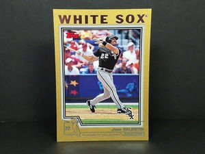 2004 Topps #233 Jose Valentin, Chicago White Sox - Gold Parallel (0701/2004)
