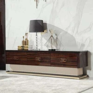 Designer RTV TV Anrichte Kommode Side Low Schrank Regal Luxus Wohn Zimmer Board - Bild 1 von 1
