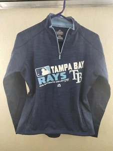 Tampa Bay Rays Pullover Jacket Women Size Medium small stain FREE SHIPPING - Picture 1 of 5