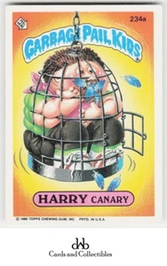 1986 Topps Garbage Pail Kids Series 6 #234a Harry Canary - Picture 1 of 2