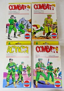 Combat A-Toys U.S. & German Infantry Soldier Paratrooper model figure lot NEW - Picture 1 of 2