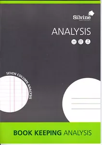 Contabilidad Silvine A4 7 columnas análisis envío gratuito en el Reino Unido - Imagen 1 de 1