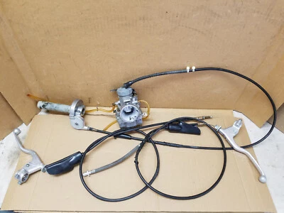Yamaha YZ125 Mikuni Carburetor 3R3 00 Gasser Throttle Clutch Brake Cable Lever⭐⭐ Foto 1 de 4