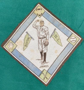 Vintage 1914 B18 Blanket Bill James White Infield Boston Braves - Picture 1 of 2