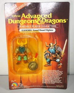 Vintage LJN Advanced Dungeons And Dragons ELKHORN Dwarf Fighter 1983 MOC - Picture 1 of 14