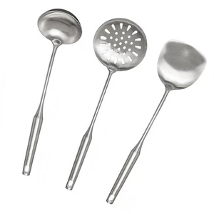 304 18/10 Edelstahl Küchenutensilien Set 3-teilig Kochutensilien, Spatel... - Bild 1 von 9
