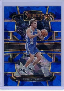2023-24 Panini Select Concourse Blue Cracked Ice Prizm RC #74 SASHA VEZENKOV - Bild 1 von 2