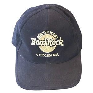 Hard Rock Cafe Yokohama Save the Planet blaue Baseballkappe, Einheitsgröße, gebraucht, in einwandfreiem Zustand - Bild 1 von 4