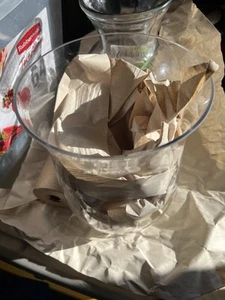 Indiana Glasvase ~ 8 "hoch ~ 5" quer oben keine Risse oder Chips - Bild 1 von 4