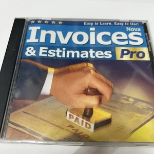 Invoices & Estimates Pro PC CD small business billing accounting income Used - Picture 1 of 5
