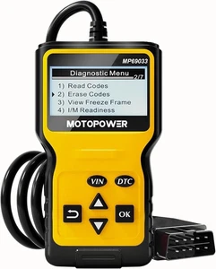 MOTOPOWER MP69033 OBD2 Scanner Universal Car Engine Fault Code Reader - Picture 1 of 10