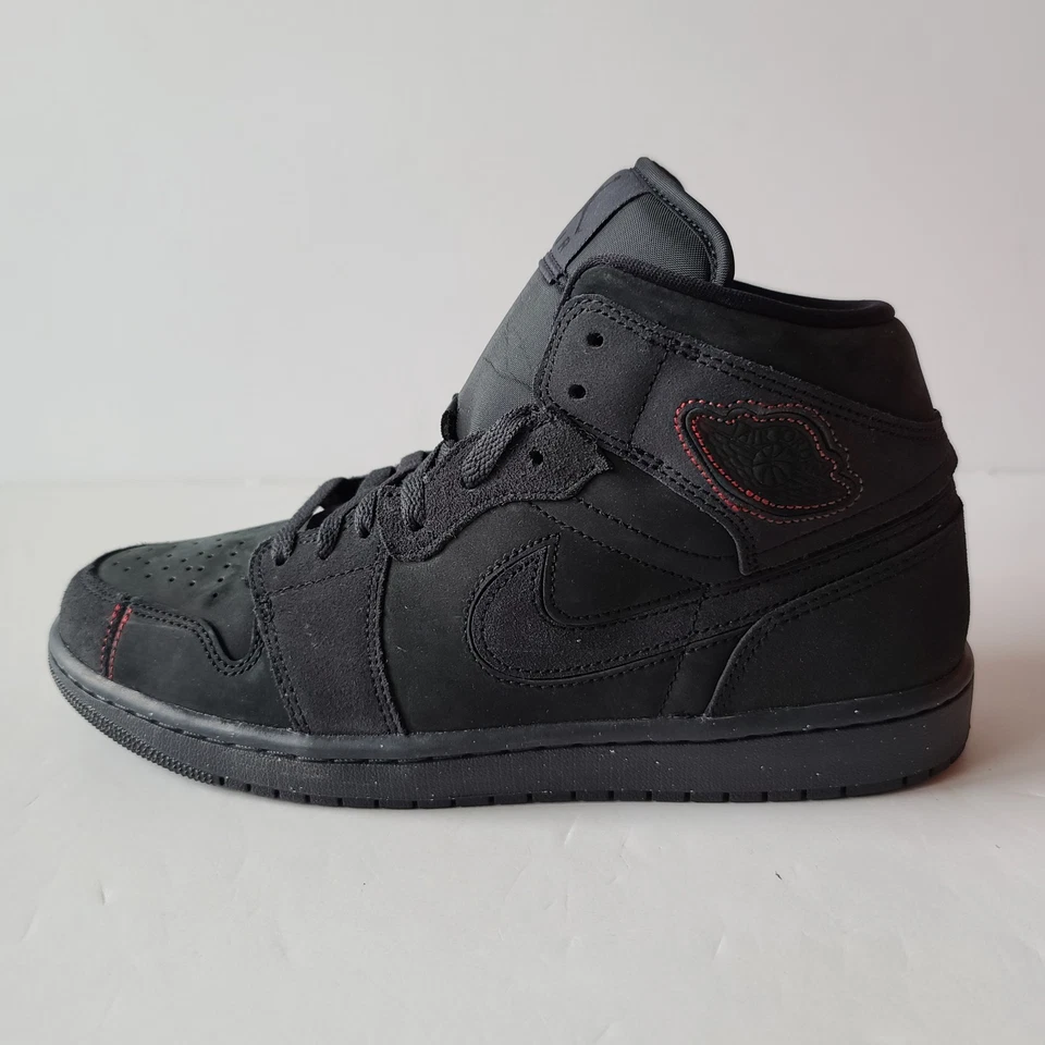 Nike Air Jordan 1 Mid SE Craft Gris Humo Oscuro Negro FD8634-001 Para hombres Talla 10 Foto 1 de 4