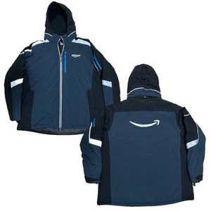Chaqueta de Invierno Luly Lang Amazon Prime Con Capucha Lluvia Cremallera Completa Reflectante Shell 2XL - Imagen 1 de 17