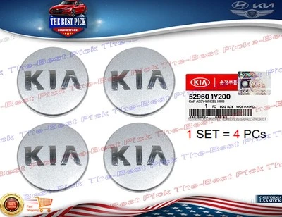 ⭐GENUINO⭐ 4 PIEZAS Tapacubos de rueda para Kia Forte Rio Sorento Soul Sportage 529601Y200 Foto 1 de 4