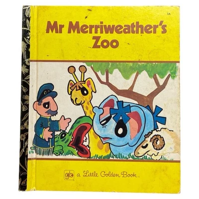 Vintage Mr Merriweather's Zoo by Jackie Lewis Little Golden Book  HC #3A 1975 - Image 1 of 4