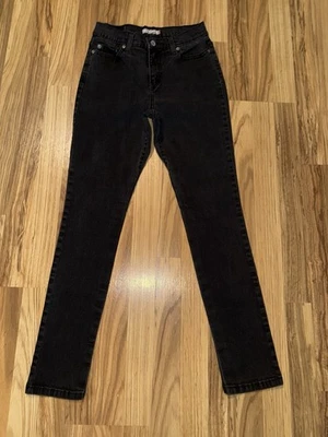 Pantalones de mezclilla para mujer Levi’s 512 Perfectly Slimming Boot Cut negros talla 8S 8 cortos Foto 1 de 4