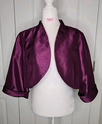 Bolero R&M Richards Mujer Magenta Talla 16W Boda Fiesta Cóctel Foto 1 de 4