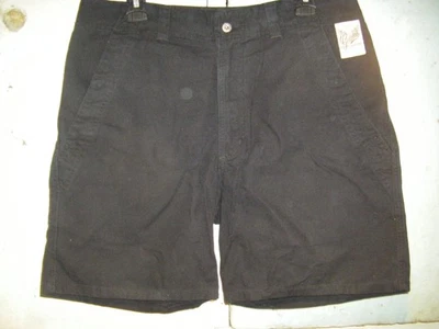 Harley Davidson Cargo Shorts Men's 33 Cotton Blend Black utility Biker Pockets - Image 1 of 4