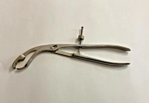 Selbstzentrierende Knochenpinzette 23 mm gezahnter Kieferverschluss orthopädisches Instrument - Bild 1 von 7