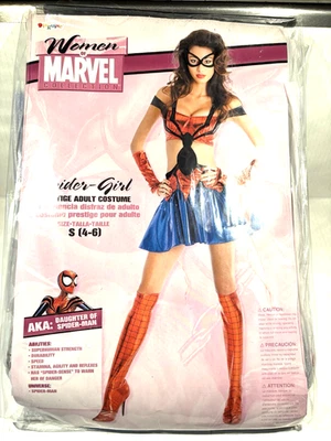 Spider-Girl Prestige Adult Costume Kit Size S (4-6) Disguise Women Of Marvel NEW - Image 1 of 4