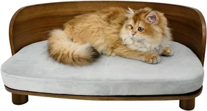 Divano per Cani Gatto: Cuccia per Gatti Cane Da Interno Taglia Piccola in Legno  - Foto 1 di 12