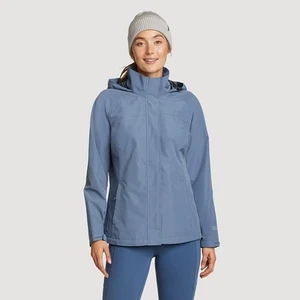 Eddie Bauer Packable Rainfoil Womens Rain Jacket Blue Haze Waterproof Small NWT - Picture 1 of 16