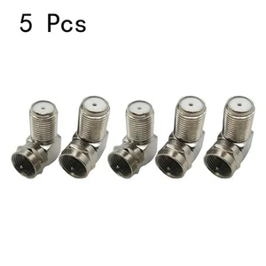 Get Perfect Picture Quality with Our 90 Degree F Connector for Cable TV - Zdjęcie 1 z 20